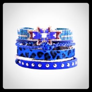 Cobalt Rivet Bracelet